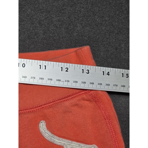 Aeropostale Coral Pink Sweatpants XS Drawstring Cropped Joggers Lounge Athletic - Picture 6 of 6